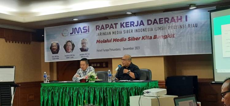 Ketum JMSI Pusat Teguh Santosa Buka Rakerda I JMSI Riau