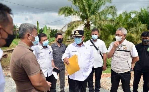 Kunker Akhir Tahun, Wagubri Kecewa Pembangunan Jalan Bagansiapiapi-Sinaboi Baru Terlaksana 20 persen