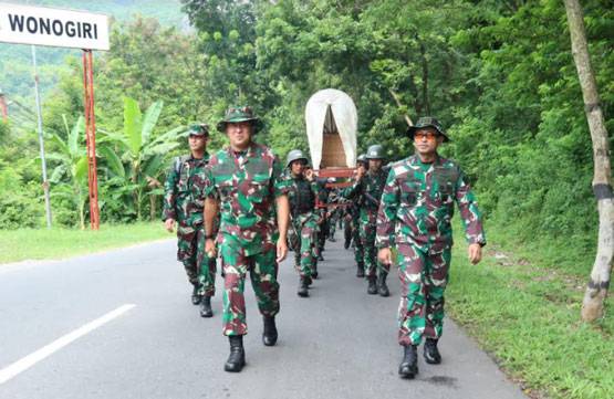 Danjen Akademi TNI Tutup Latihan Napak Tilas RPS Bagi Taruna Tingkat 1 Akademi TNI