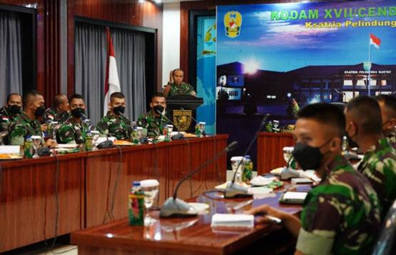 Beri Arahan Kepada Perwira Remaja, Pangdam XVII/Cenderawasih: Harus Bangga Bertugas di Papua