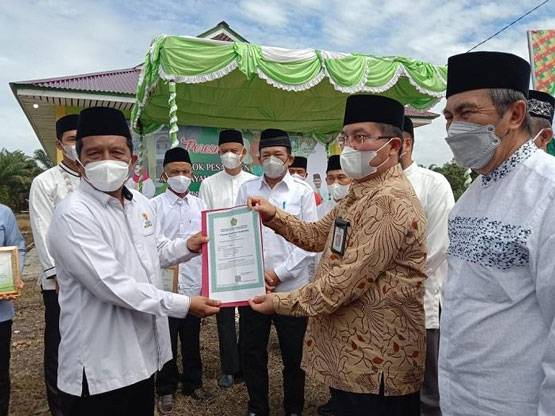 Kakanwil Kemenag Riau Berharap Ponpes Al Hidayah Mudahkan Generasi Muda Tuntut Ilmu Agama