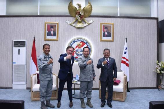 Dua Dubes Yunani Kunjungi Mabes Bakamla RI