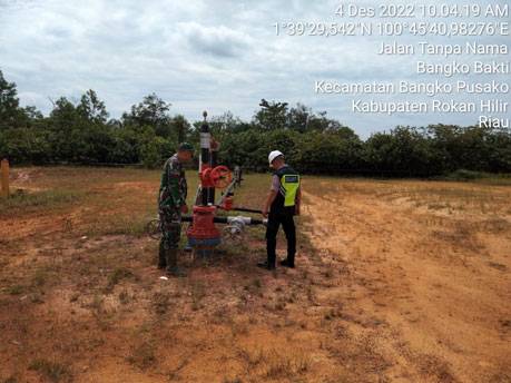 Penguatan Binter SKK Migas, Babinsa Koramil 05/ RM Tingkatkan Patroli dan Komsos