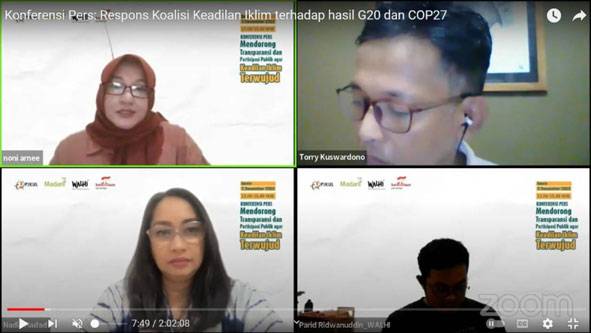 Koalisi Keadilan Iklim: Transparansi dan Partisipasi Publik Bermakna Dalam Proses dan Implementasi Kebijakan Pembangunan