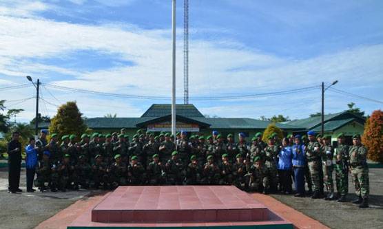 Mengingat Jasa Pahlawan, Kodim 1710/Mimika Gelar Upacara Hari Juang TNI AD Ke-77