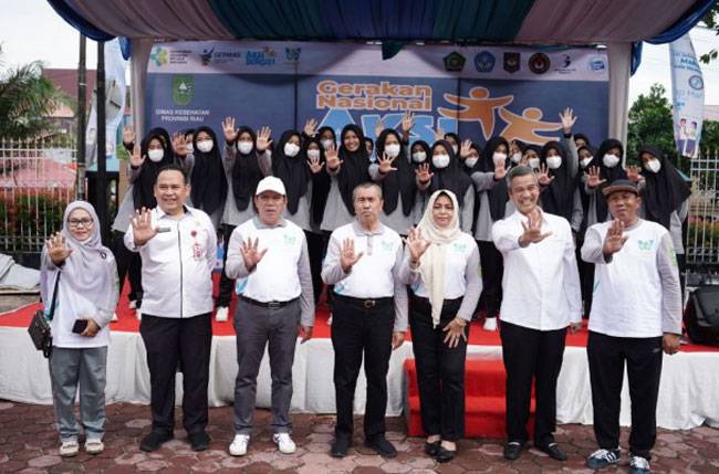 Riau Sekolah Terbanyak Gerakan Nasional Aksi Bergizi