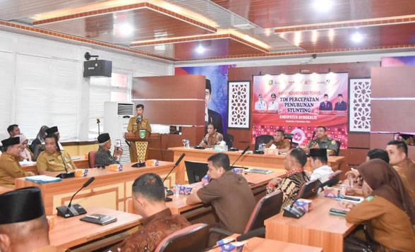 Rakornis Percepatan Penurunan Stunting, Bupati Harapkan Bengkalis Zero Stunting
