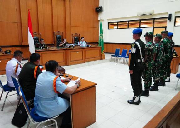 Pembacaan Pledoi Praka RM dan Kawan-Kawan yang Dituntut Hukuman Mati
