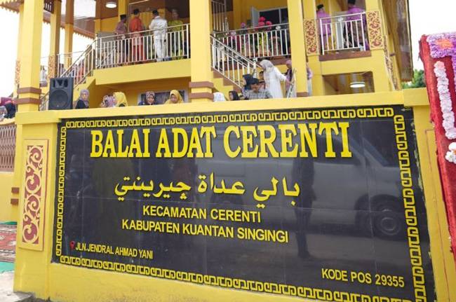 Balai Adat Cerenti Diresmikan, Harapan Masyarakat Terwujud