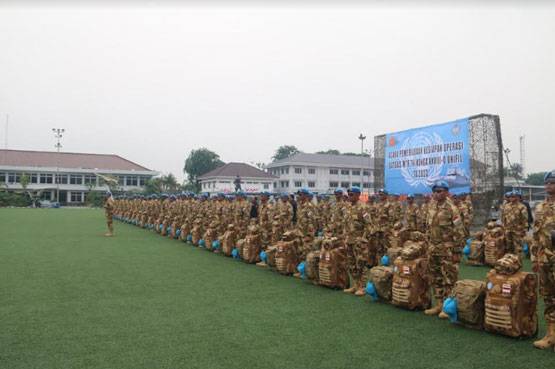 Komandan PMPP Periksa Kesiapan Satgas MTF XXVIII-O/UNIFIL