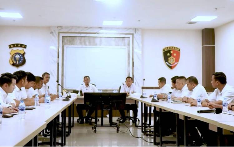 Edukasi Pemilu, Kasat Reskrim se-Riau Dikumpulkan