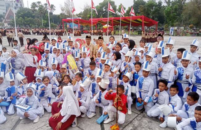 Bahana Twenty Eight UPT SDN 028 Kubang Jaya Siap Bawa Pulang Piala Bergilir Bupati Kampar
