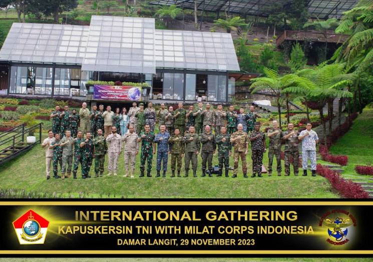 International Gathering Military Attach&eacute; Corps Indonesia dengan Kapuskersin TNI