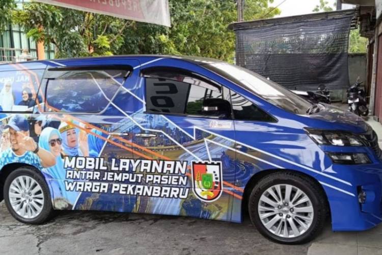 Alphard Bekas Mobil Dinas Wako Pekanbaru Jadi Mobil Antar Jemput Pasien 21 Puskesmas