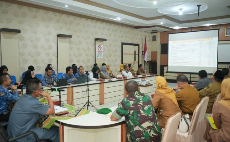 Antisipasi Lonjakan Harga Saat Nataru, Pemkab Inhil Rapat TPID Bersama BPS