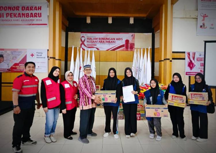PMR MAN 3 Pekanbaru Peduli, Salurkan Bantuan Untuk Bencana Sumatera &lrm;