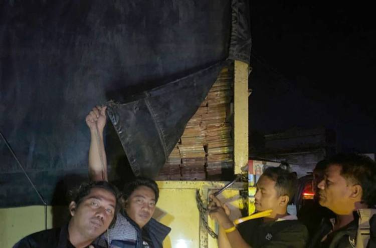 Ilegal Logging di Kuansing, Kayu Olahan Disita Polisi