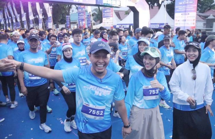 Pekanbaru 10K 2025, Wako Agung Nugroho Finish Bersama 6.000 Runner
