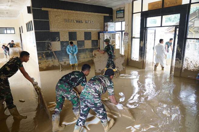 TNI Percepat Pemulihan RSUD Aceh Tamiang Usai Banjir dan Longsor