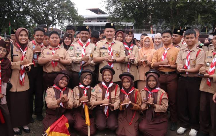 Kwarcab Pramuka Pekanbaru 2025-2030 Dilantik