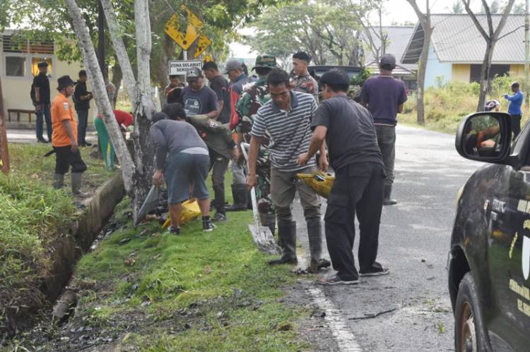 Pemkab Bengkalis Goro Massal di Desa Air Putih, Cegah Bencana Hidrometeorologi