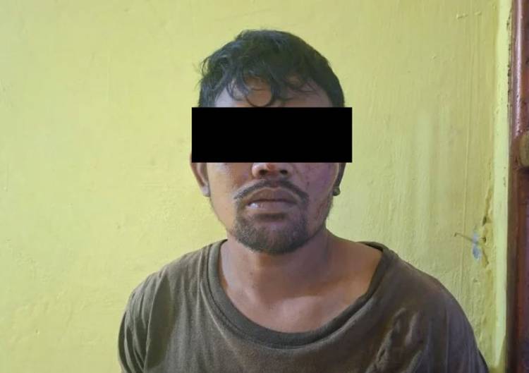 Umbar Masalah Rumah Tangga Teman, Wajah Pria di Inhu Dibacok