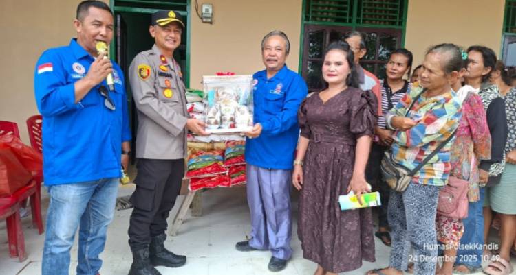 Polsek Kandis&ndash;PPDI DPC Siak Berbagi Kasih Sambut Natal dan Tahun Baru, Kapolsek Tekankan Nilai Toleransi dan Kepedulian Sosial