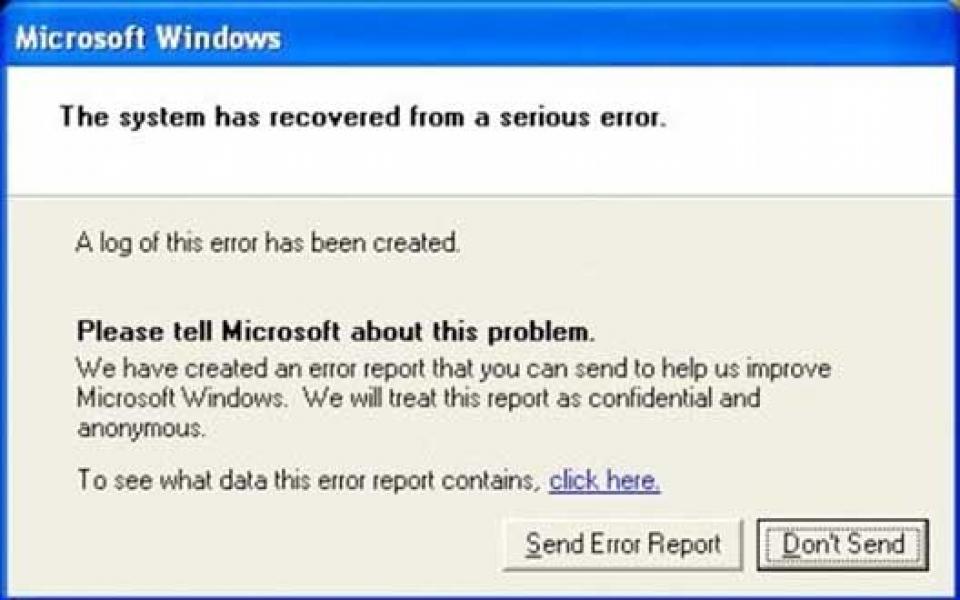 Hati-Hati Klik Send Error Report di Windows, Jebakan Hacker!
