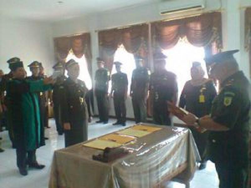 Kajari Pasir Pangaraian Lantik Kasi Datun Baru
