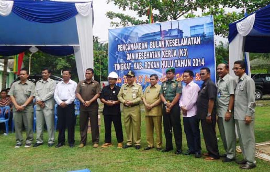 Pencanangan K3 Tahun 2014 di Perumahan PT SAI 