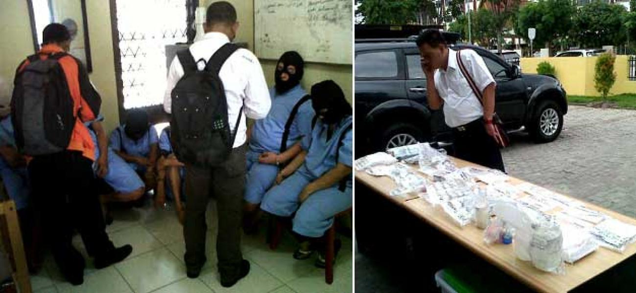 Polisi Gerebek Pabrik Ekstasi di Pekanbaru