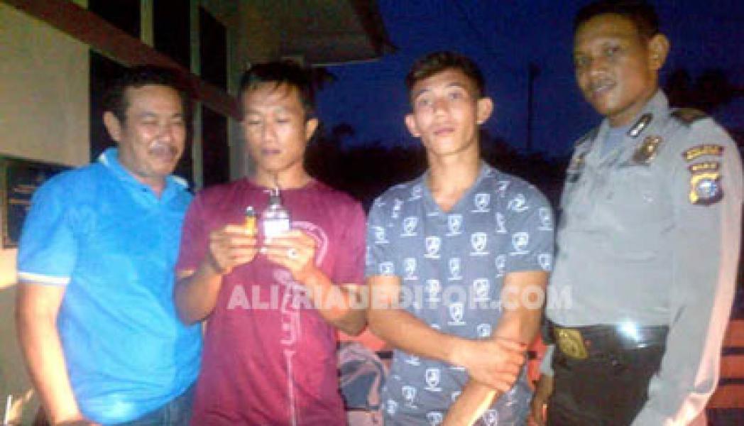 2 Pengguna Shabu Diamankan Polsek Lubuk Batu Jaya