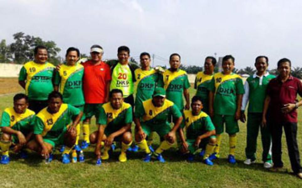 20 Tim Berlaga di Pertandingan Sepak Bola Antar SKPD Kampar