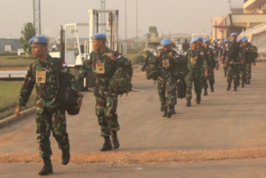 33 Prajurit TNI Tiba di Central African Republic  