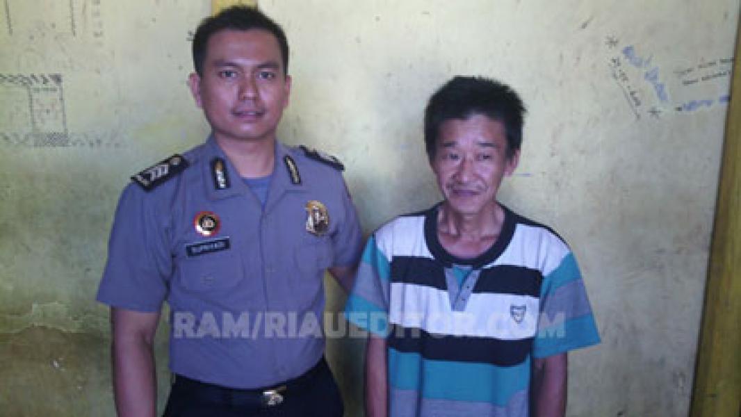 A hok Tersangka Pelaku Penikaman Paman Kandung Diamankan Polisi