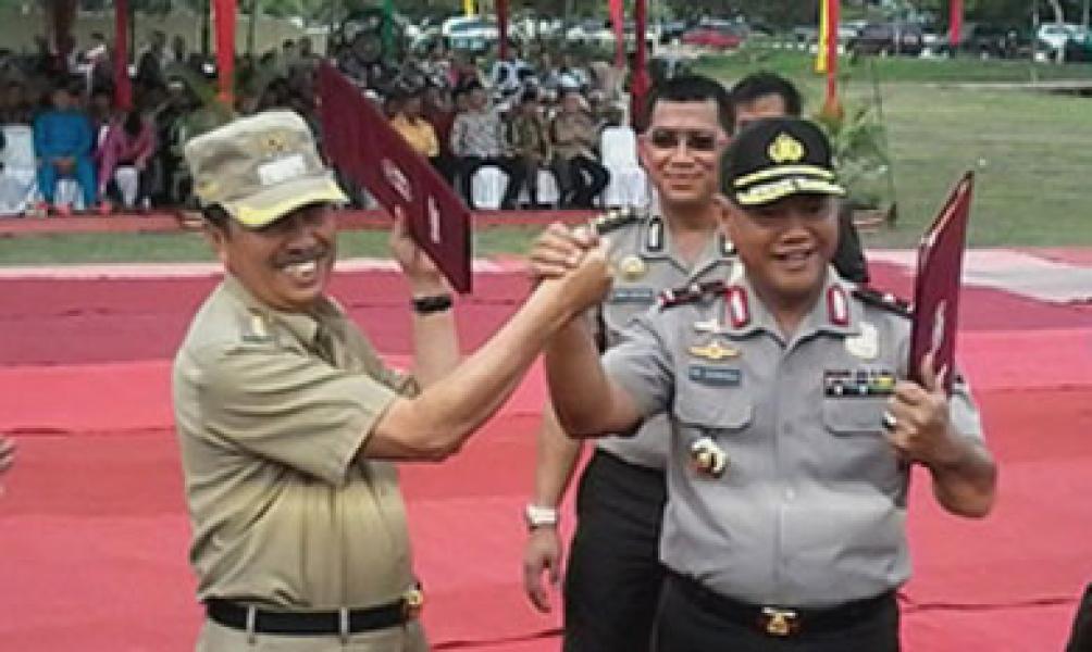 Bupati: 2016 Mendatang Seluruh Rumah Kantor Babinkamtibmas Rampung Dibangun
