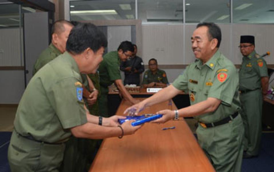 Bupati Herliyan Serahkan DPA ke SKPD Bengkalis