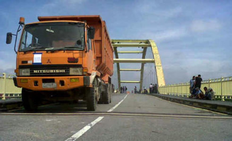 Hasil Loading Test Kementrian PU, Jembatan Siak III Layak Dilalui