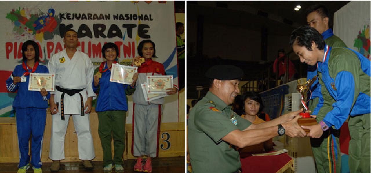 Kejurnas Karate Piala Panglima TNI III Ditutup
