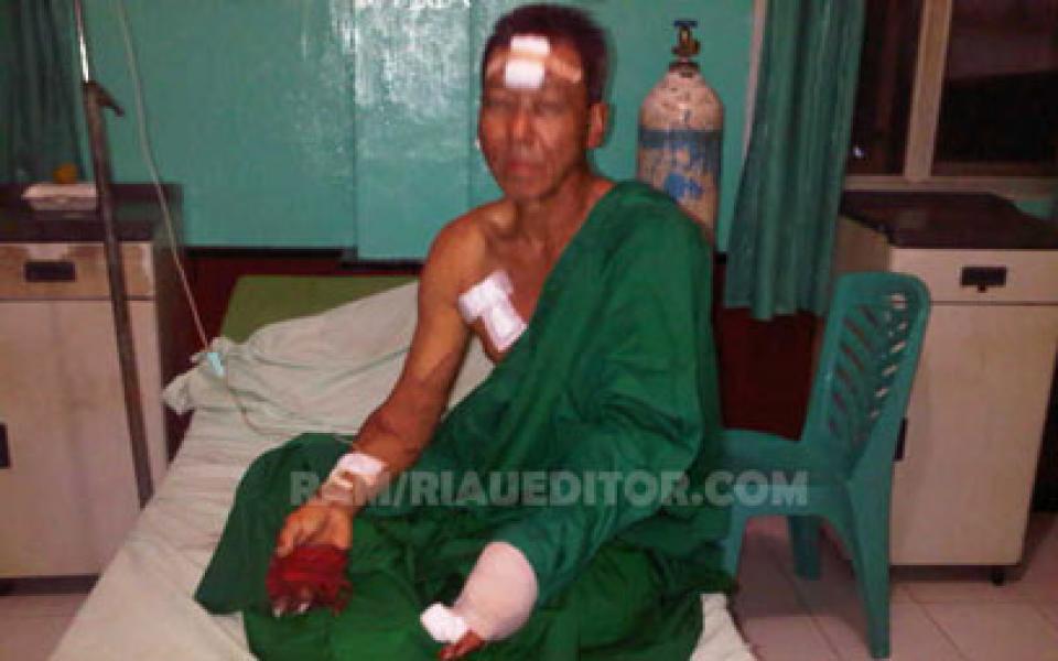 Keponakan Membabi Buta Bacok Paman sendiri