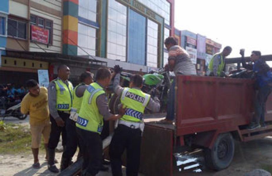 Operasi Lilin, Tindak Pelanggaran Lalu Lintas di Kota Pekanbaru Menurun