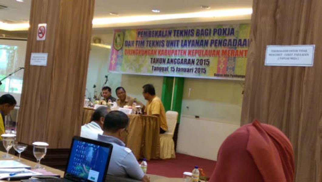 Pemkab Meranti Gelar Bimtek Tim Teknis ULP