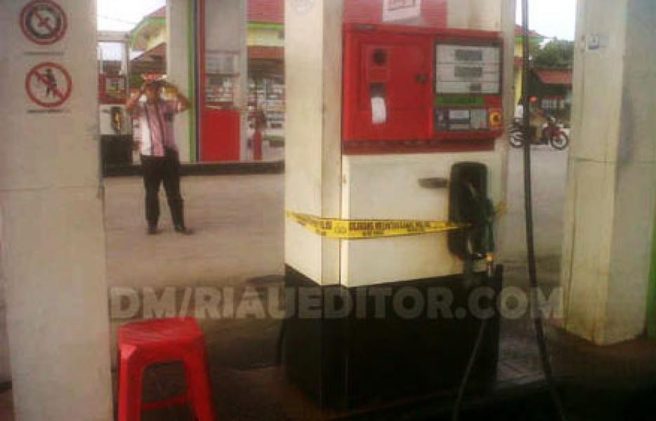 Polisi Segel SPBU 14.284. 611 Kubang Raya
