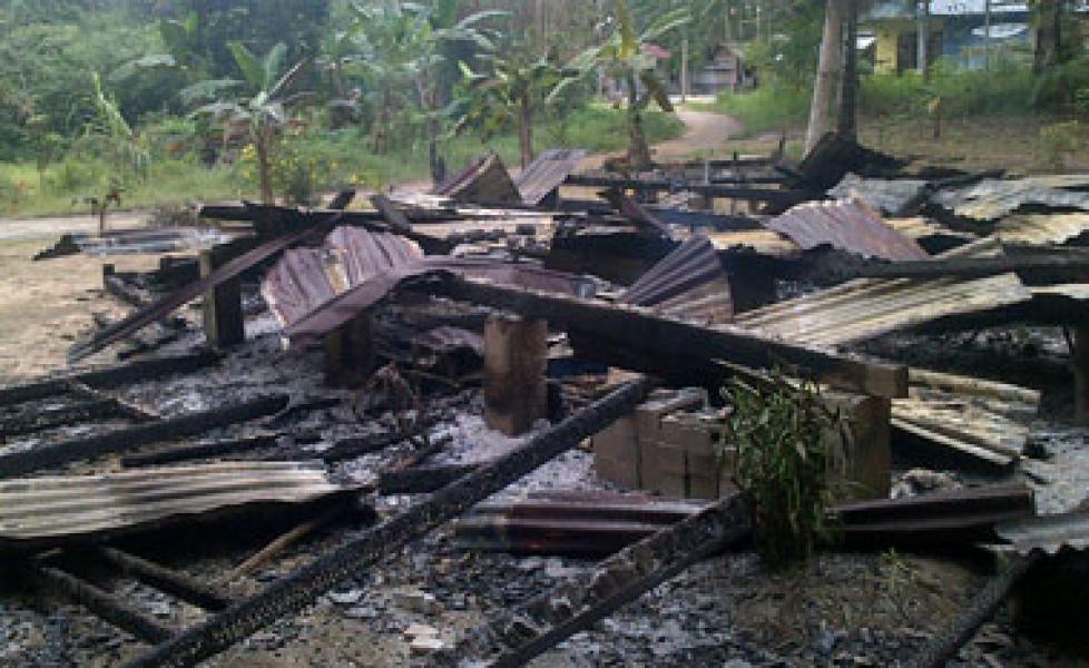 Rumah Hangus Terbakar, Buruh PTPN 5 Harapkan Bantuan