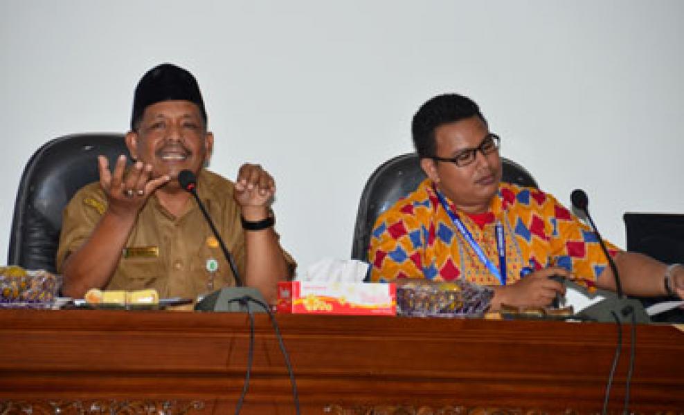 Sosialisasi DCR, Disdik Bengkalis Kumpulkan Kepala Sekolah
