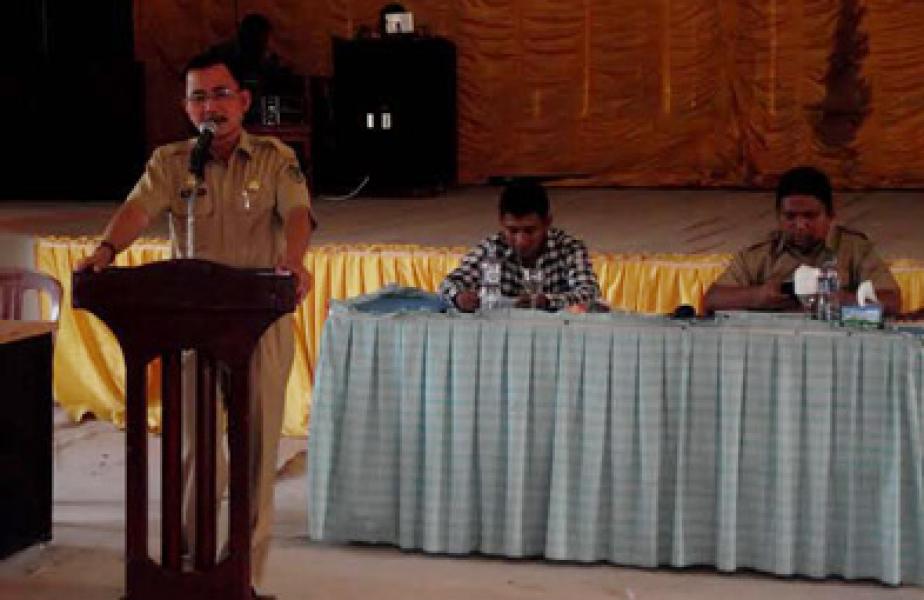 2016, Pemkab Rohil Bangun Kantor Camat Sinaboi