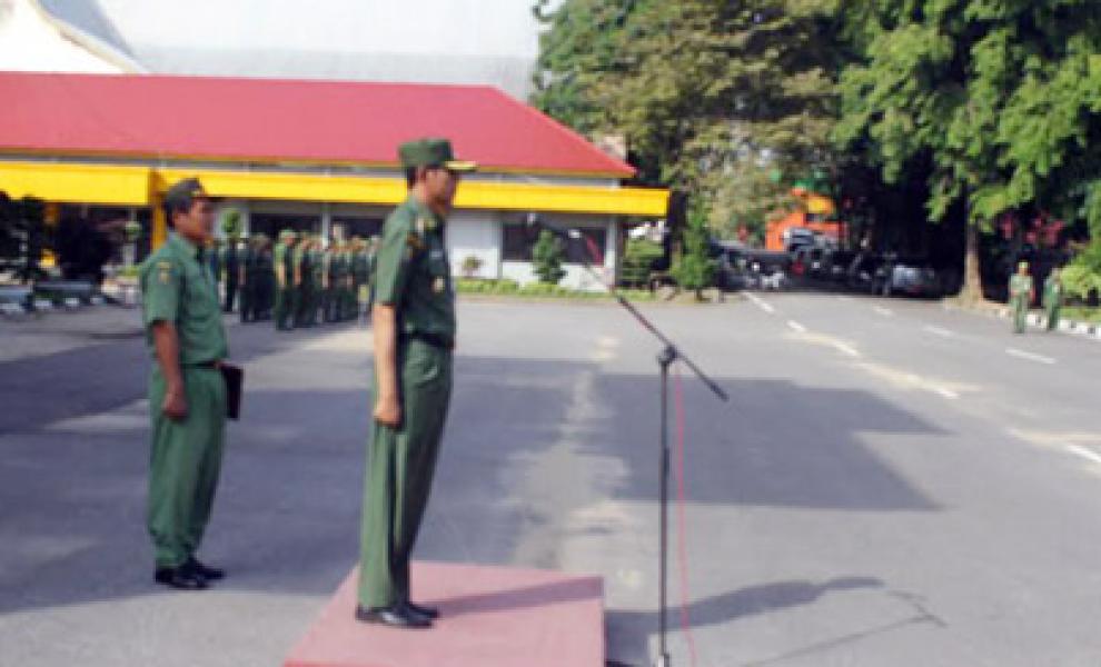 Apel Perdana 2016, Pj Bupati Inhu Ajak ASN Tingkatkan Kinerja