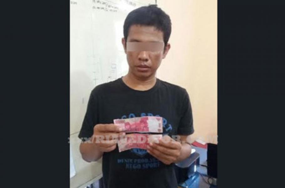 Belanjakan Uang Palsu, MH Ditangkap Polisi