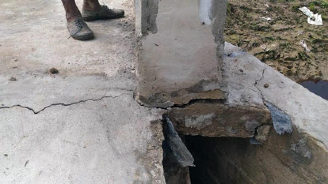 Belum Sebulan Box Culvert Danau Gatal Terancam Ambruk