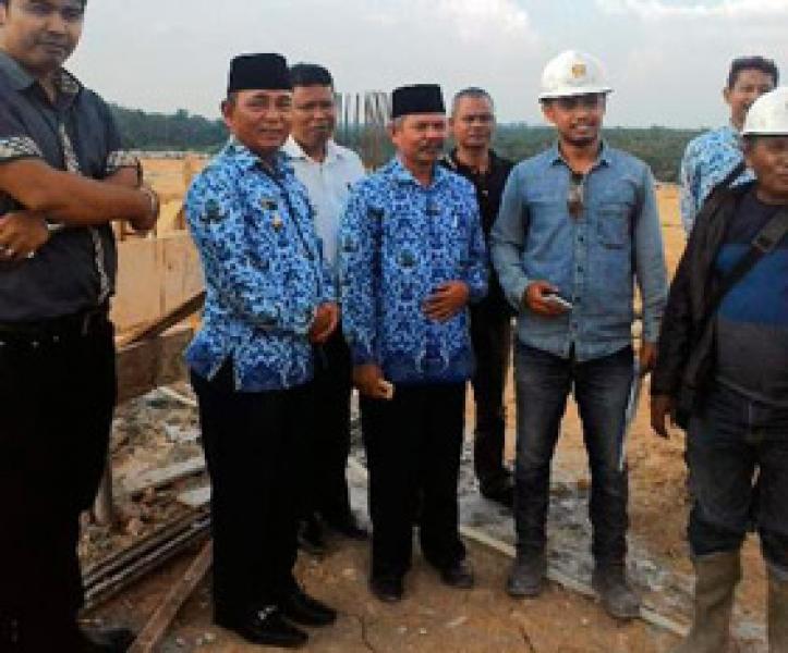 Bupati Harris Tinjau Pembangunan Kampus ST2P Senilai Rp 24 Miliar